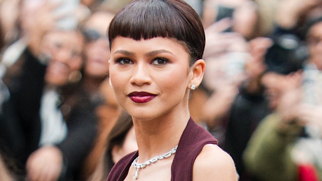 PARIS, FRANCE - JANUARY 25: Zendaya is seen during the Fendi Haute Couture Spring/ Summer 2024 as part of Paris Fashion Week on January 25, 2024 in Paris, France. (Photo by Claudio Lavenia/Getty Images)