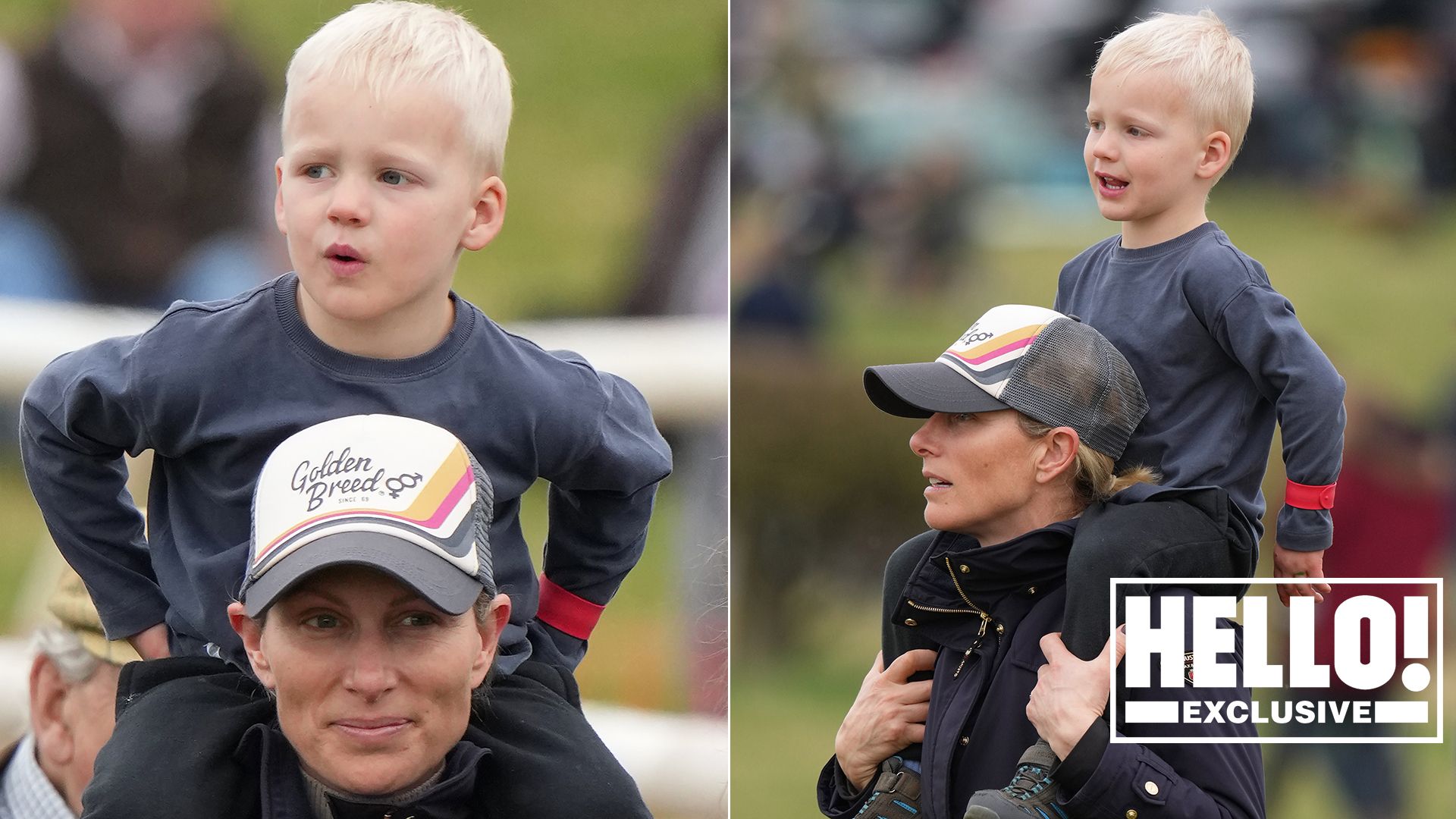 Zara Tindall is every inch a hands-on mother with three children on family day out – best photos