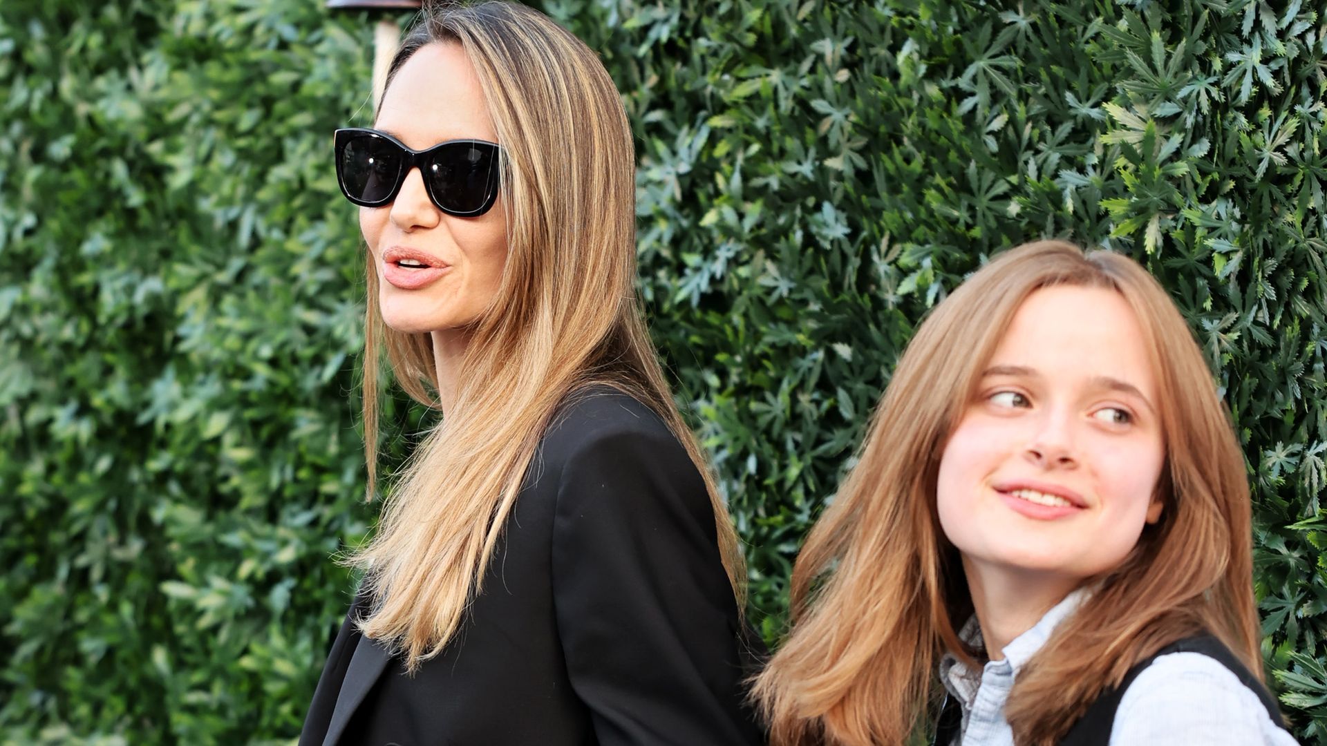 Angelina Jolie and her daughter Vivienne 