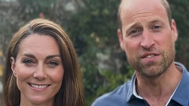 Prince William and Princess Kate at their Norfolk home