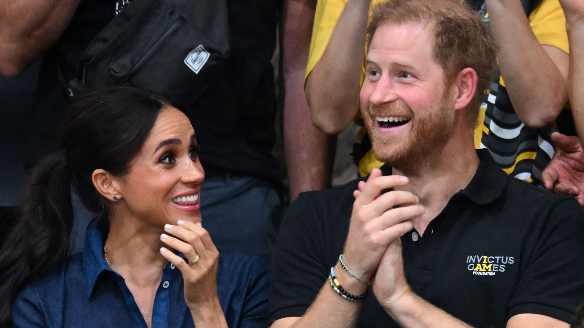 prince harry and meghan markle at invictus games 