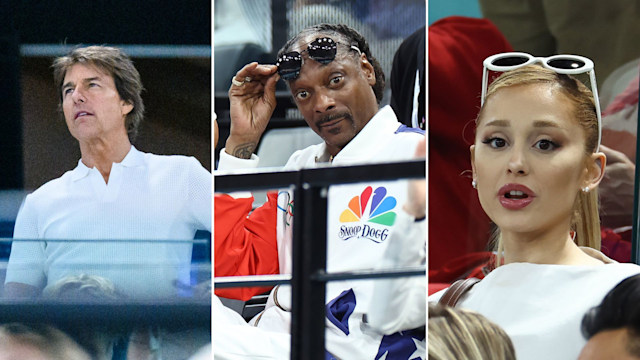 Tom Cruise, Snoop Dogg, and Ariana Grande captured in the midst of the 2024 Summer Olympic Games in Paris, France