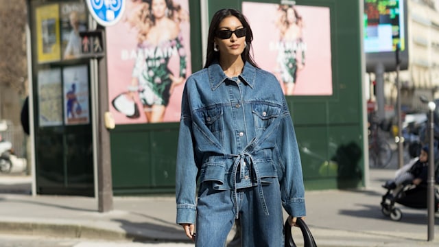  Pritika Swarup is seen wearing total look Phillip Lim during the Womenswear Fall/Winter 2024/2025 as part of  Paris Fashion Week