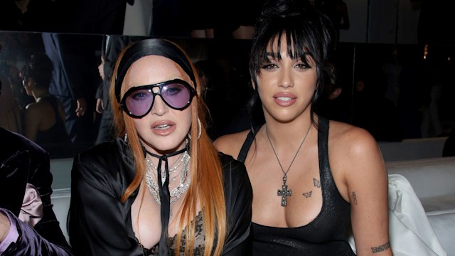 Madonna and Lourdes Leon attend the Tom Ford fashion show during September 2022 New York Fashion Week: The Shows at Skylight on Vesey on September 14, 2022 in New York City