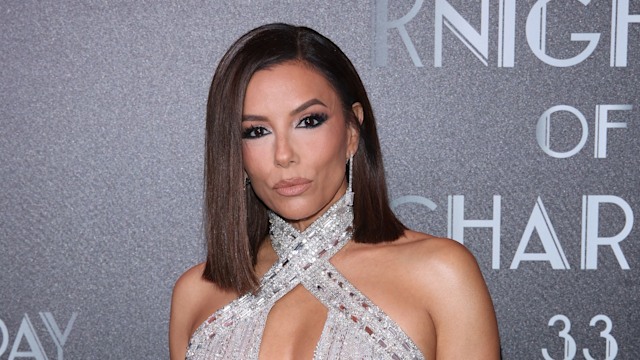 Eva Longoria stops the crowds in jaw-dropping cutout gown with plunging neckline
