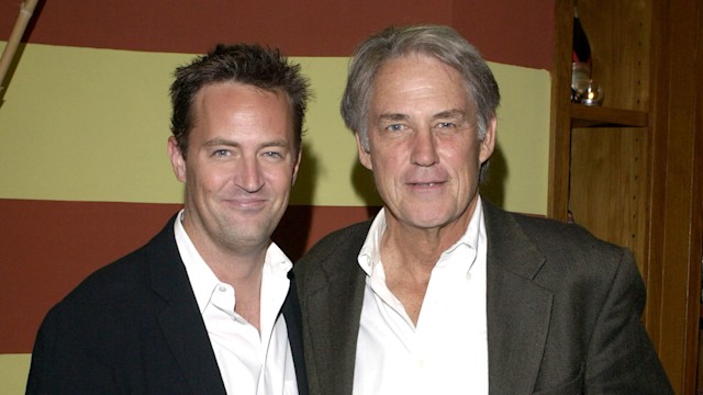 Matthew Perry and his dad, John Bennett Perry 