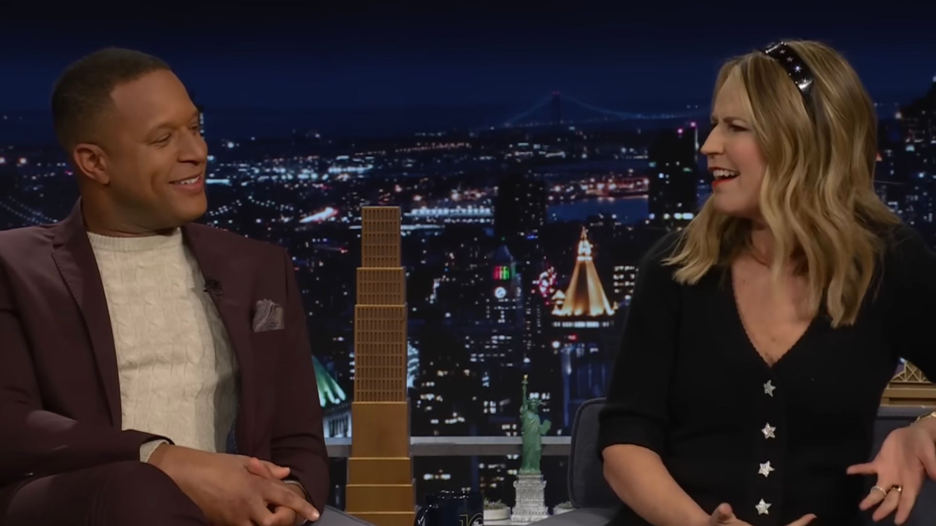 Savannah Guthrie and Craig Melvin on Jimmy Fallon