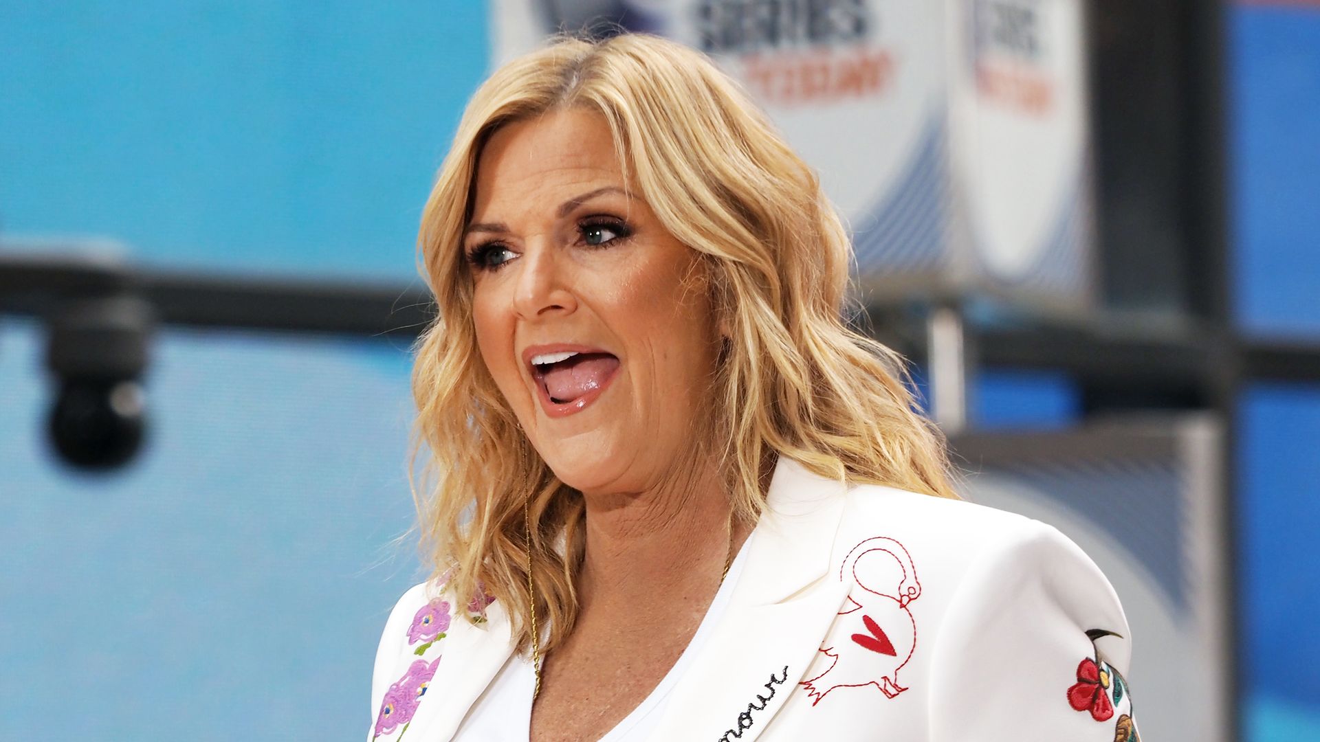 Trisha Yearwood Performs On NBC's "Today" at Rockefeller Plaza on July 18, 2025 in New York City. (Photo by Debra L Rothenberg/Getty Images)