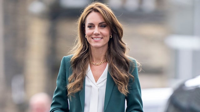 Princess Kate wearing a piece of jewellery by New York-based label Laura Lombardi 