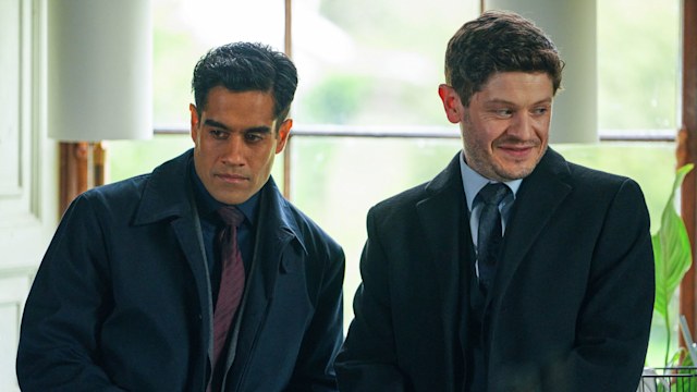 Sacha Dhawan as Honey and Iwan Rheon as Molina in Wolf