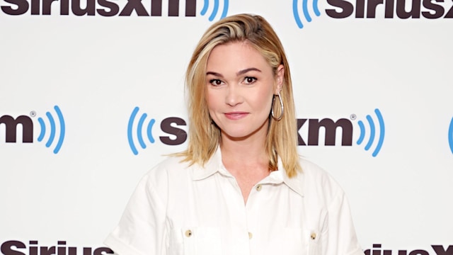 Julia Stiles visits the SiriusXM Studios on August 01, 2022 in New York City