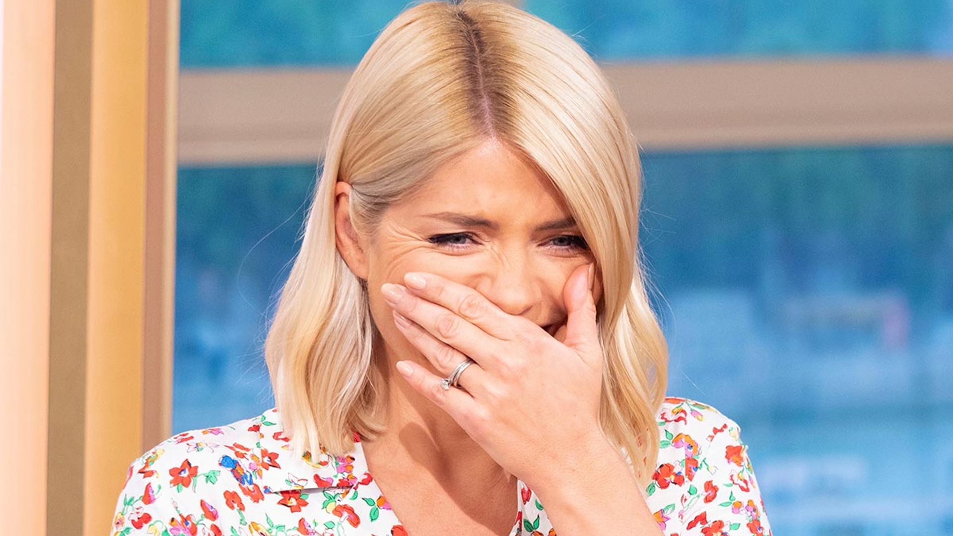 holly willoughby laughing