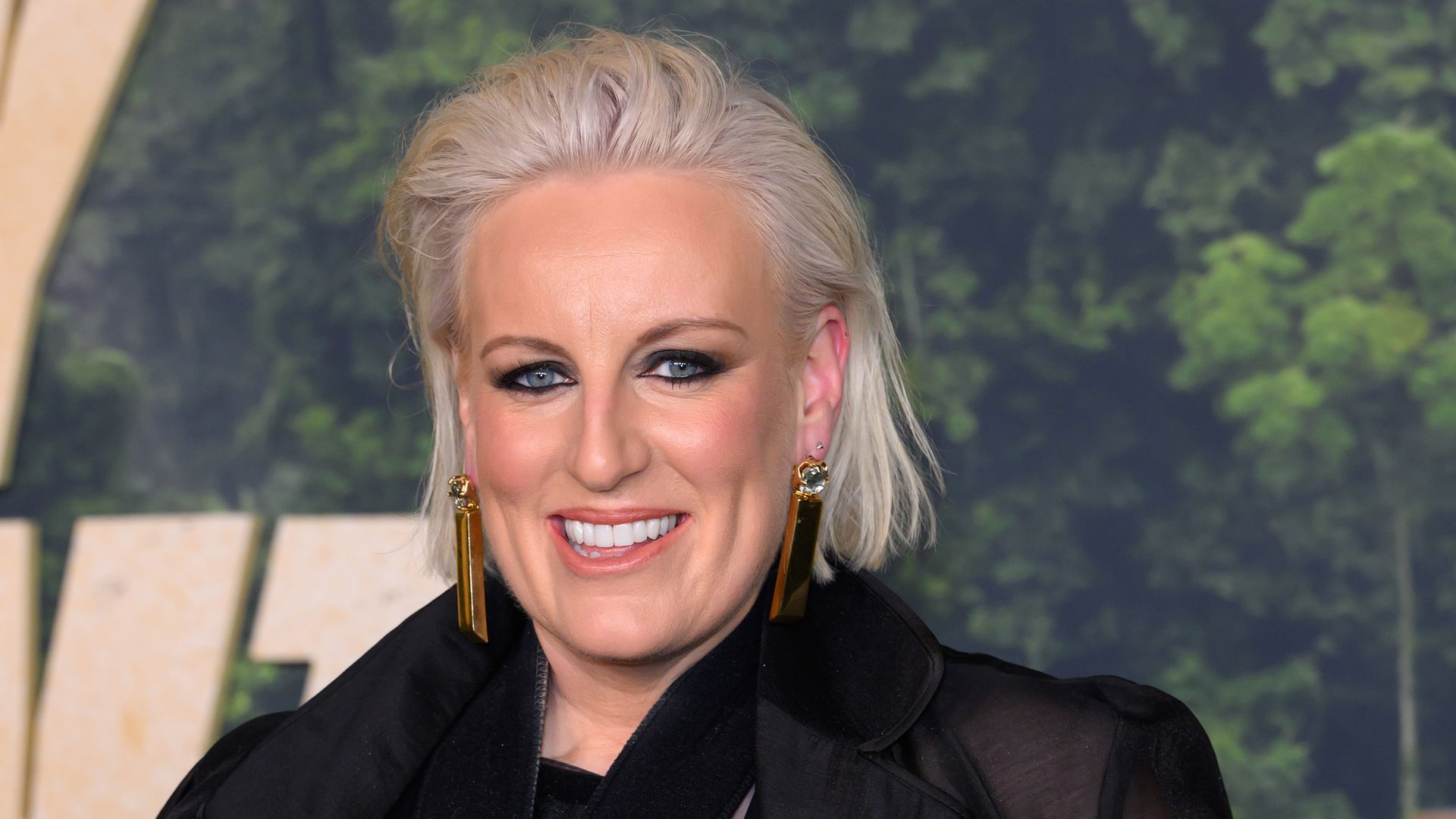 Steph McGovern in an all-black outfit