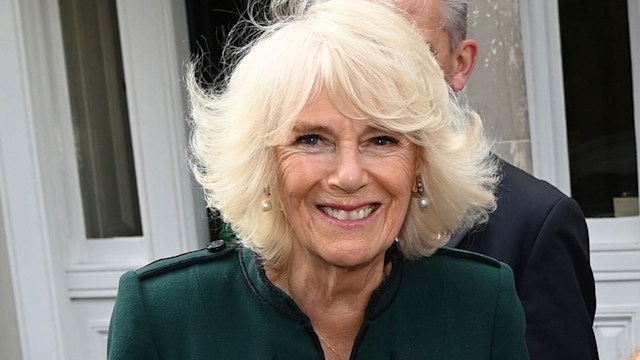 camilla parker bowles green dress