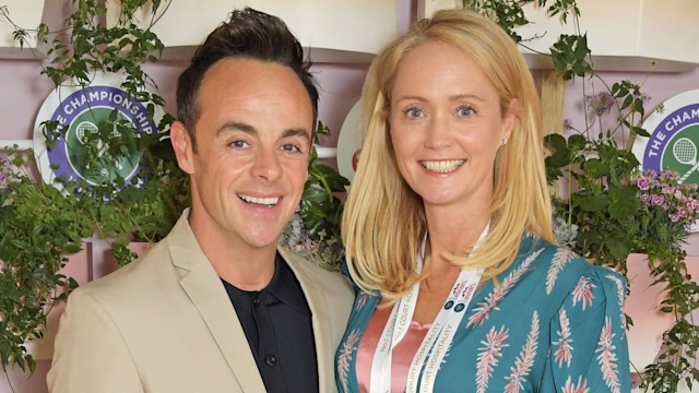 Ant McPartlin and Anne-Marie at Wimbledon in 2021