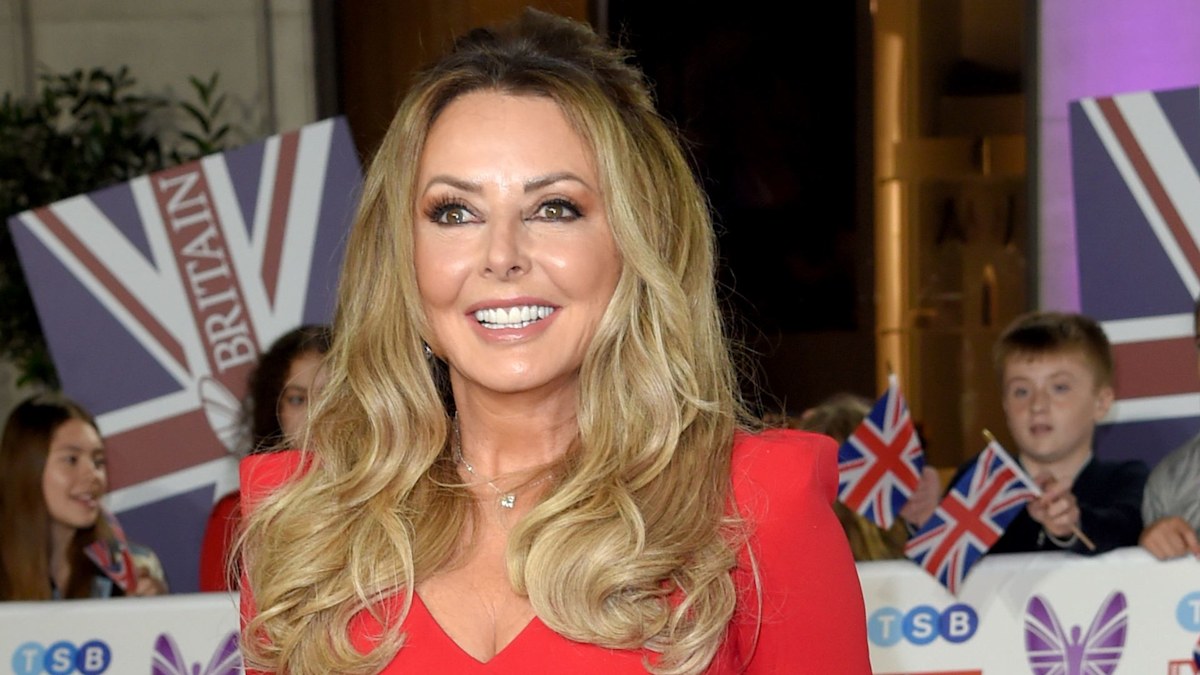 Carol Vorderman 62 Shows Off Sensational Curves In Daring Leather Outfit Hello