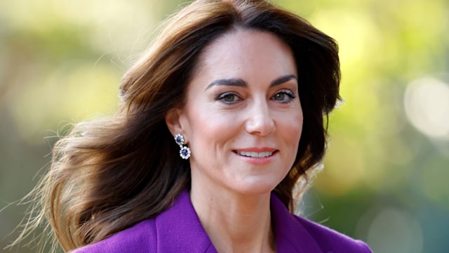 Catherine, Princess of Wales arrives at the Shaping Us National Symposium at the Design Museum on November 15, 2023 in London, England. 