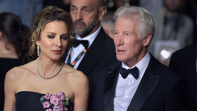 American actor Richard Gere and his wife  Alejandra Silva at Cannes Film Festival 2024. Oh, Canada Red Carpet. Cannes (France), May 18, 2024 