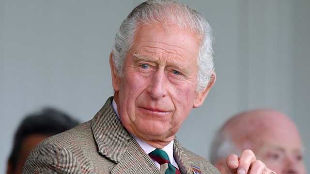 Prince Charles attending the Braemar Highland Gathering at The Princess Royal and Duke of Fife Memorial Park