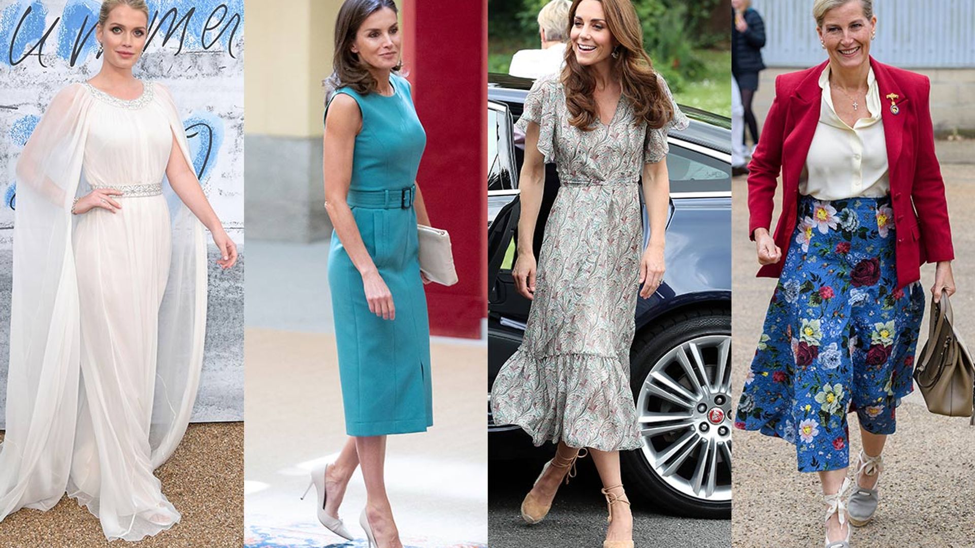 Royal style watch: stunning outfits from Kate Middleton, Queen Letizia ...