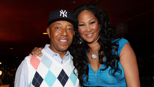 Russell Simmons and Kimora Lee Simmons attend the Baby Phat & KLS Collection Spring 2010 during Mercedes-Benz Fashion Week at Roseland Ballroom on September 15, 2009 in New York City