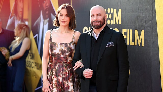 john travolta and daughter ella bleu pulp fiction 30th anniversary screening 2024 tcm classic film festival