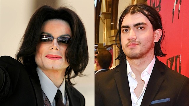 Michael Jackson and son Bigi Jackson