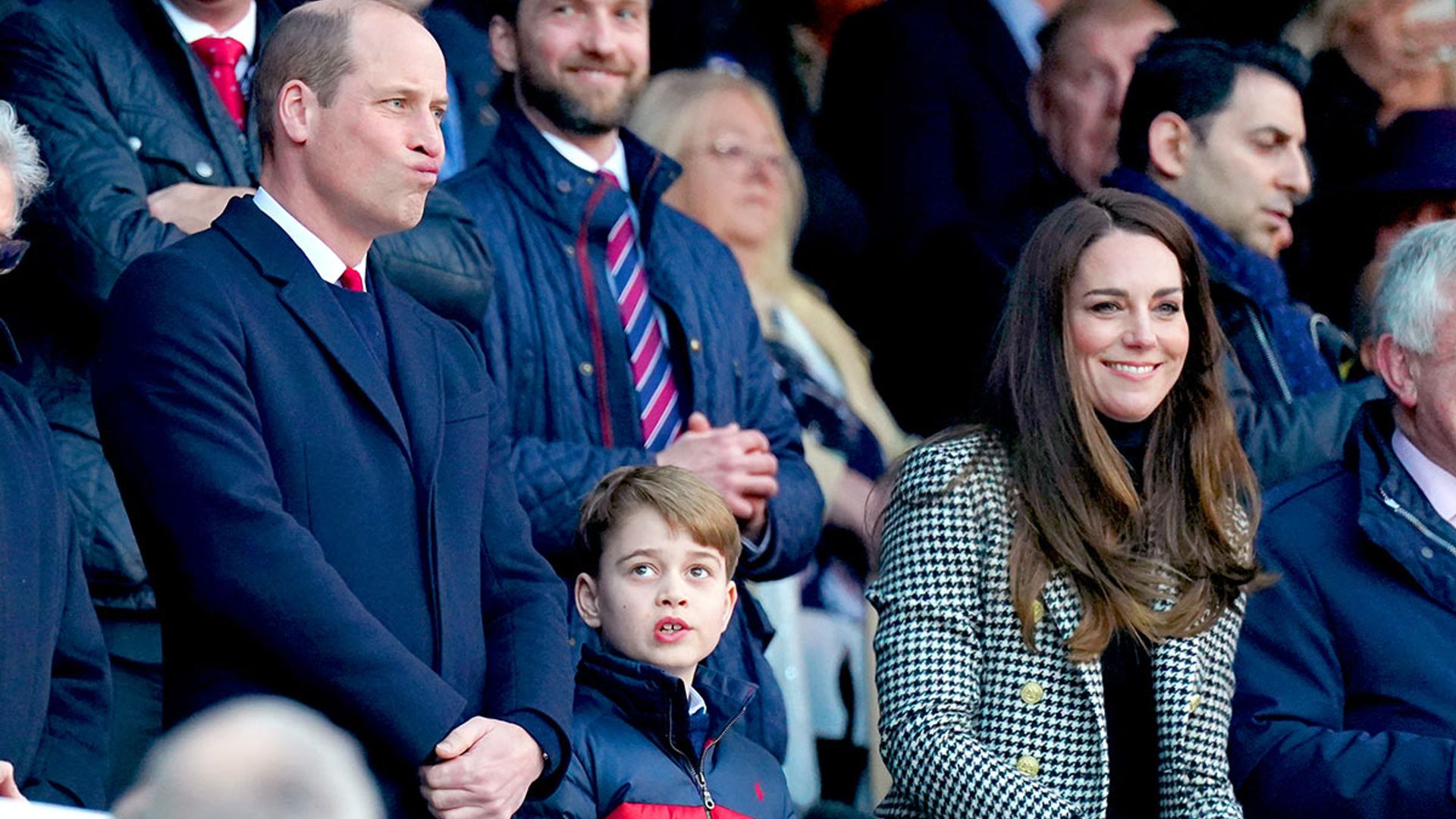 prince george with parents