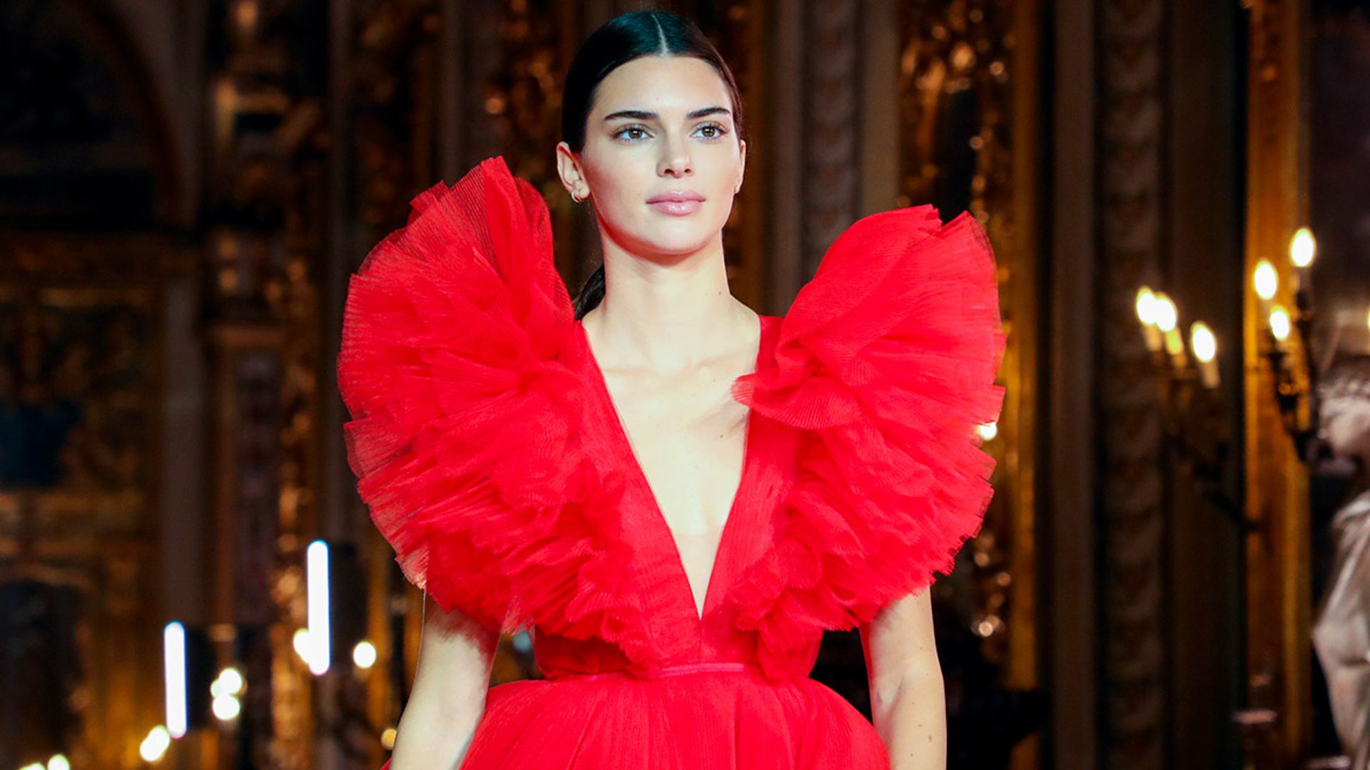 Loved THAT H&M Giambattista Valli pink dress? Kendall Jenner shows off ...