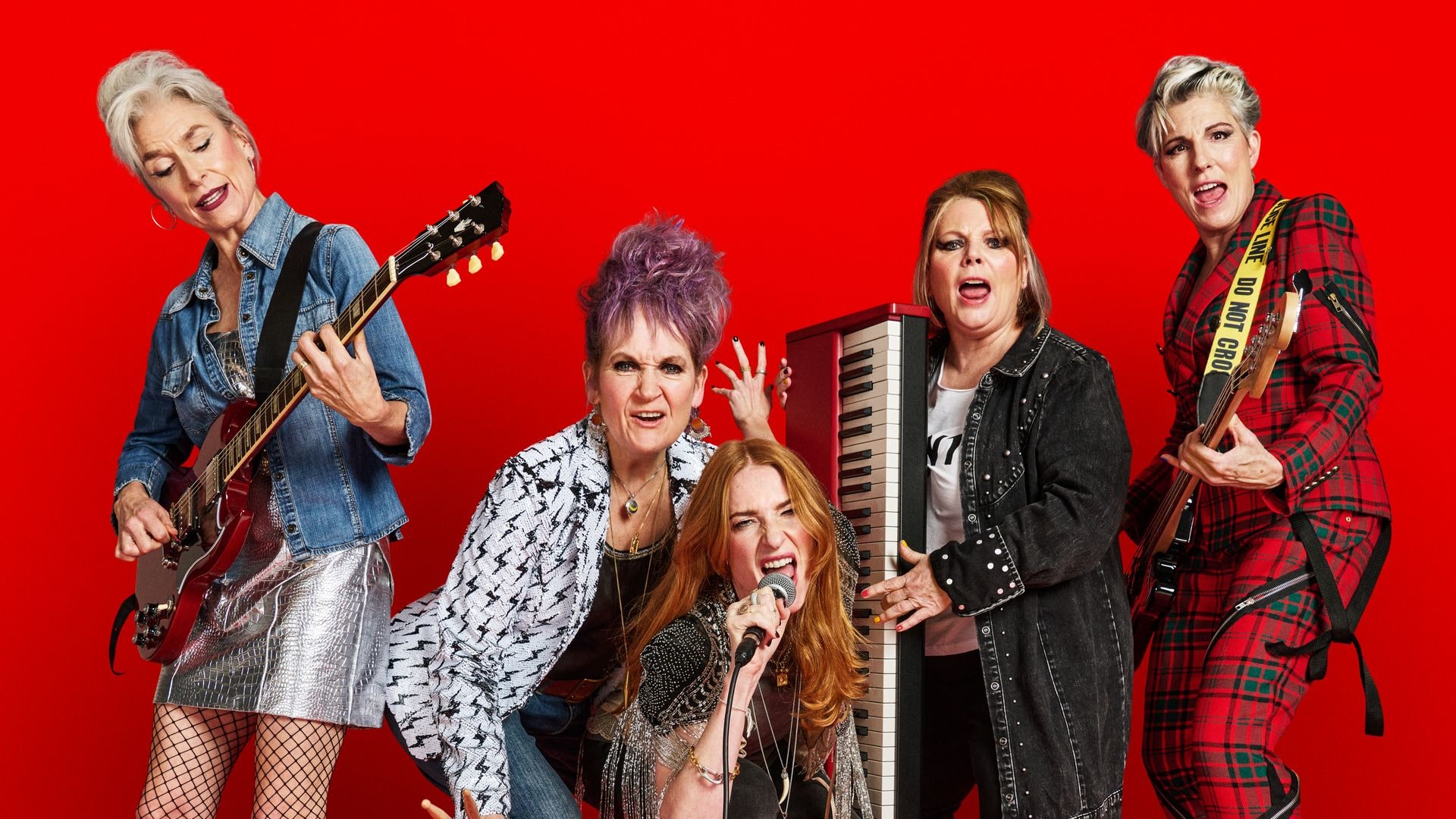 The cast of BBC's Riot Women