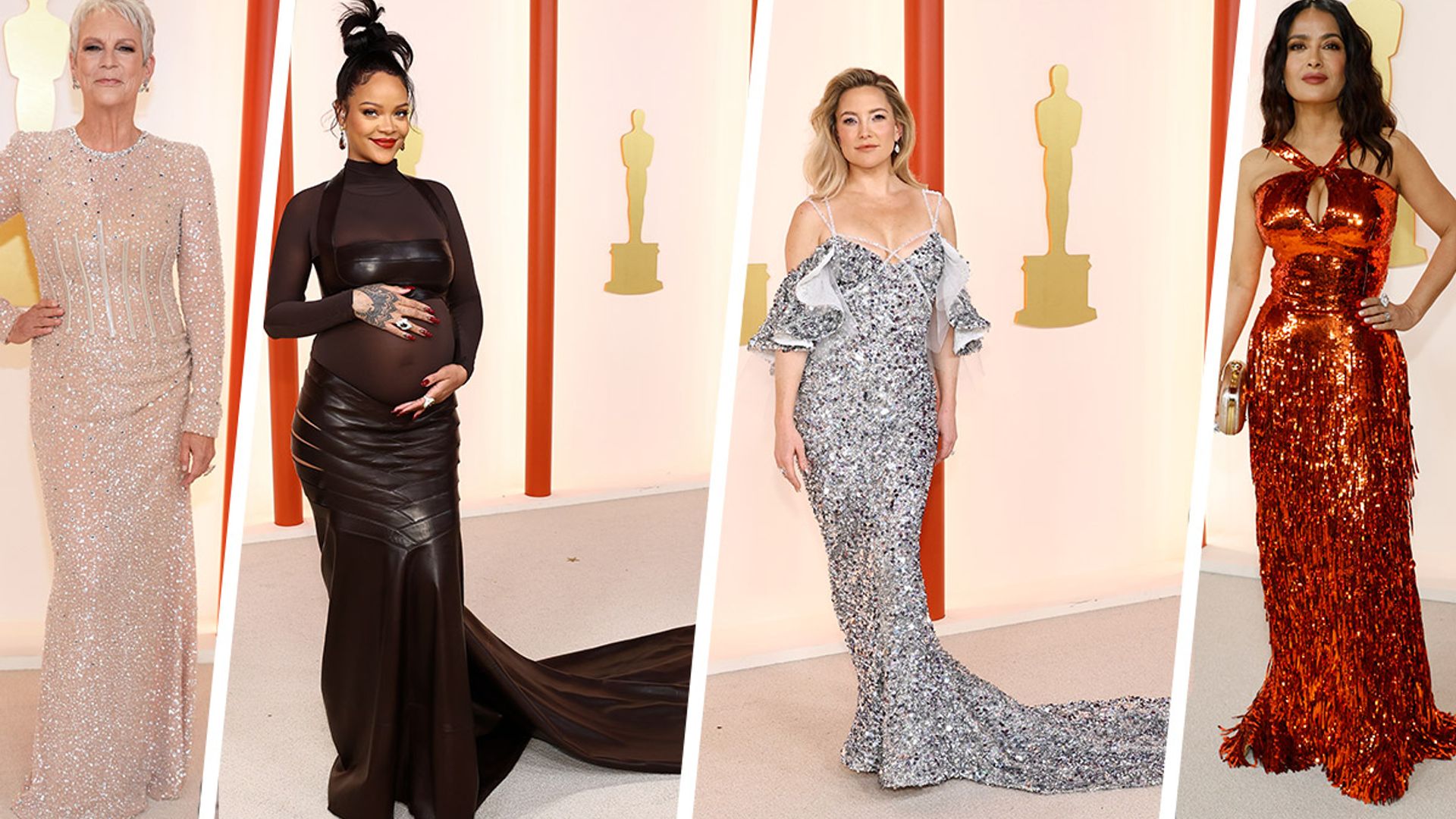 Oscars 2023 red carpet fashion: Rihanna, Kate Hudson, Salma Hayek