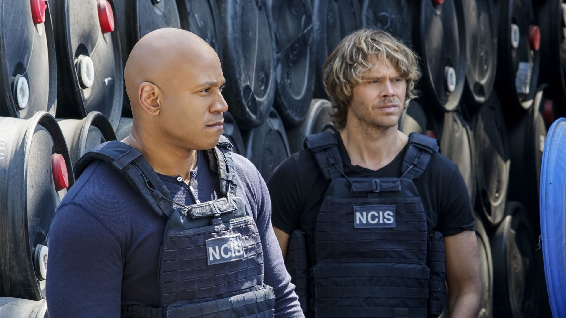 Eric Christian Olsen and LL Cool J in NCIS: Los Angeles