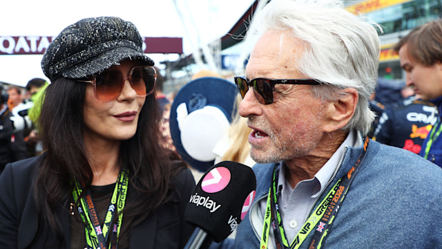 Catherine Zeta-Jones and Michael Douglas 