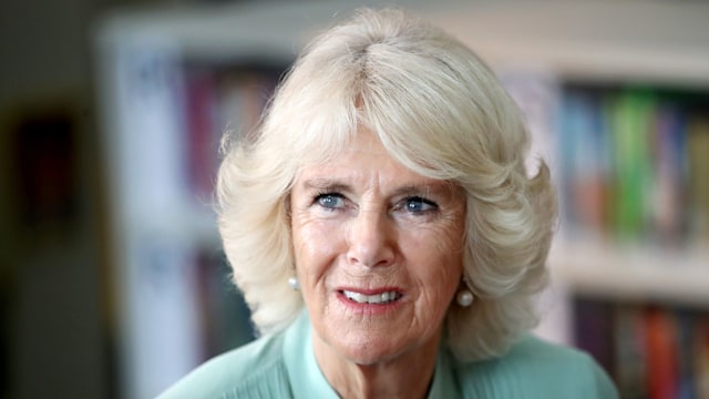 Close-up of Queen Camilla