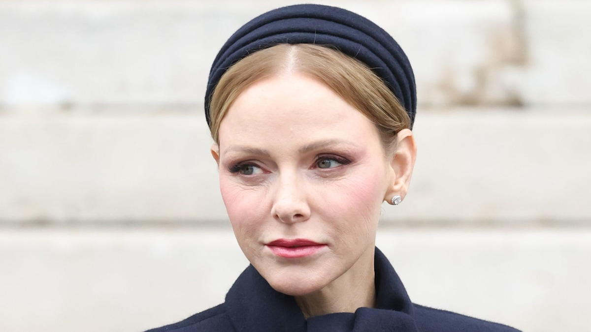 Princess Charlene embraces chicest 'slicked-back' hairdo