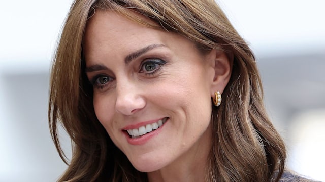 Kate Middleton, the Princess of Wales visits Fitzalan High School as she celebrates the beginning of Black History Month on October 03, 2023 in Cardiff, Wales. 
