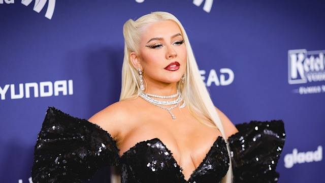 Christina Aguilera attends the 34th Annual GLAAD Media Awards Los Angeles