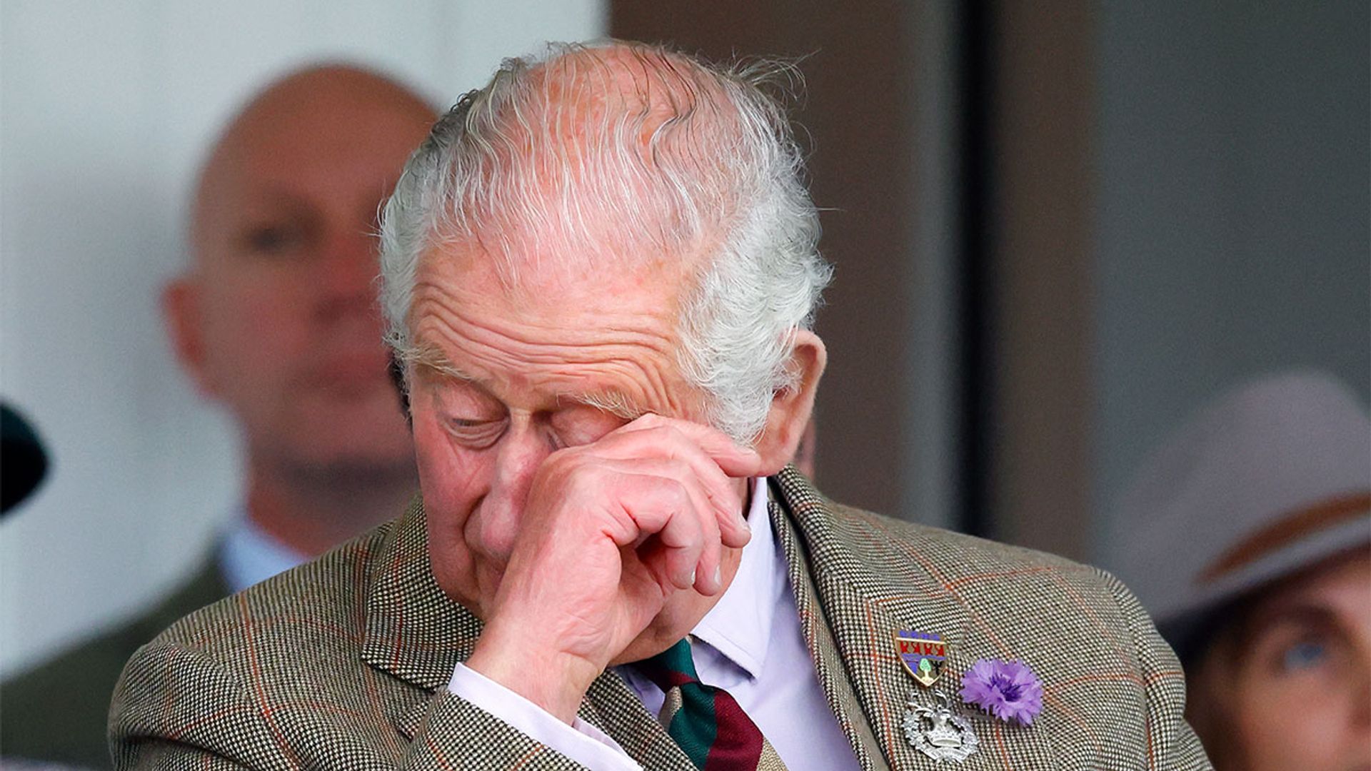 Heartbroken King Charles III overcome with emotion in unseen video of  speech | HELLO!