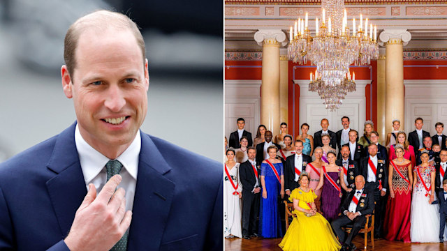 Prince William and European royals