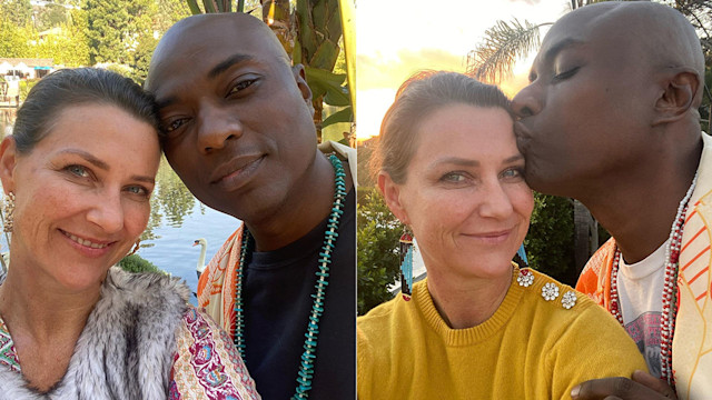 Princess Martha Louise of Norway looking loved-up with partner shaman Durek Verrett