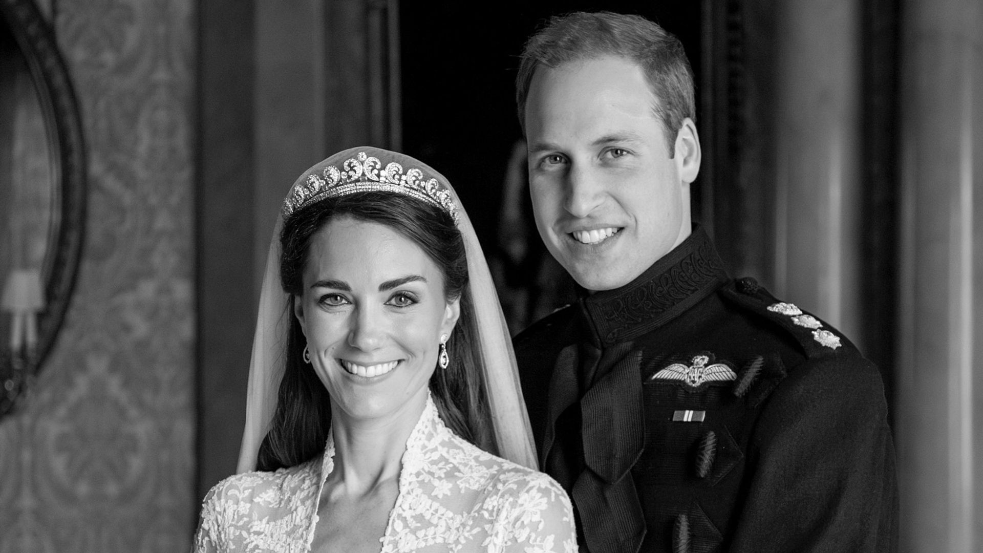 Prince William and Princess Kate share previously unseen wedding photo to celebrate anniversary
