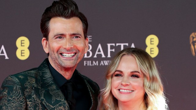 david and georgia tennant on red carpet 