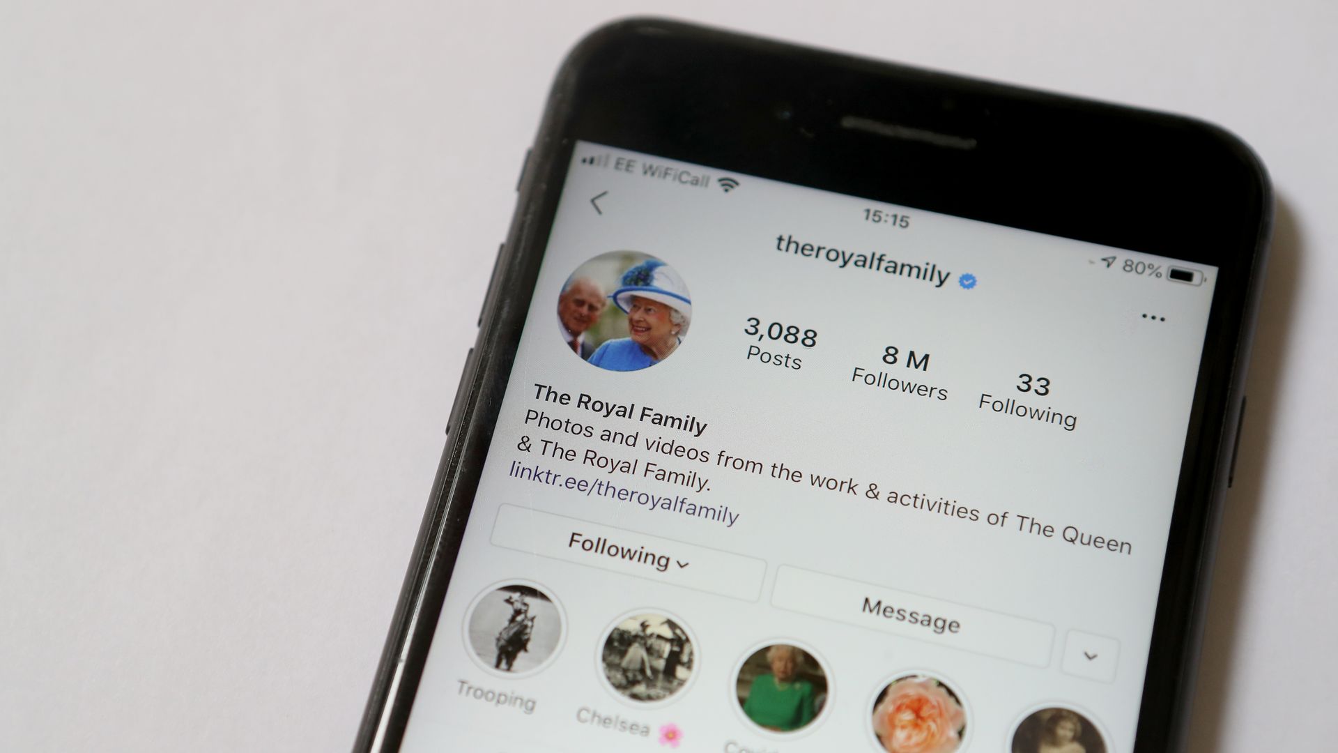  In this photo a view is seen of the Royal Family's Instagram account as Princess Anne, Princess Royal and Queen Elizabeth II speak to carers via video call to mark Carers Week 2020 on June 11, 2020 in London, England.  Princess Anne, Princess Royal founded Carers Trust, formally known as The Princess Royal Trust, to recognise and support carers across the UK