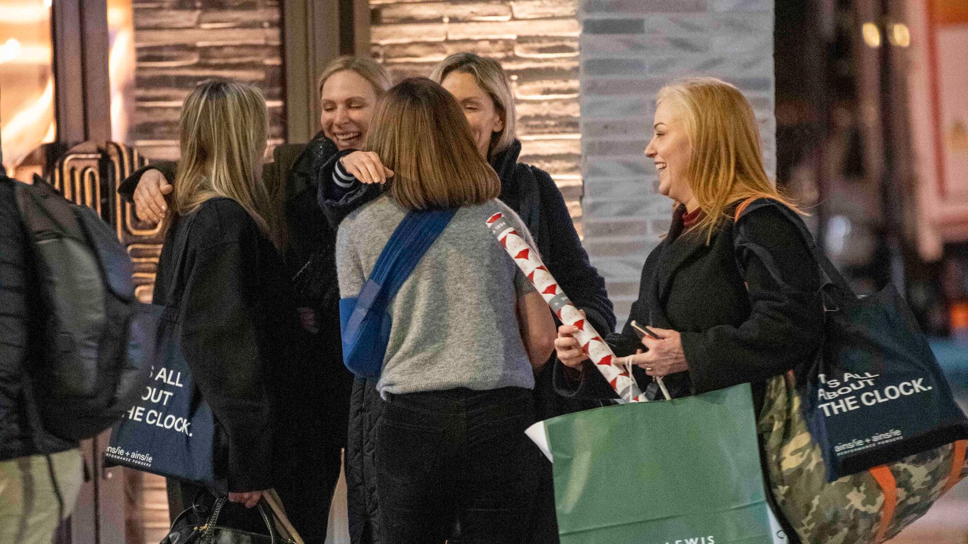 Zara Tindall greeting a group of women