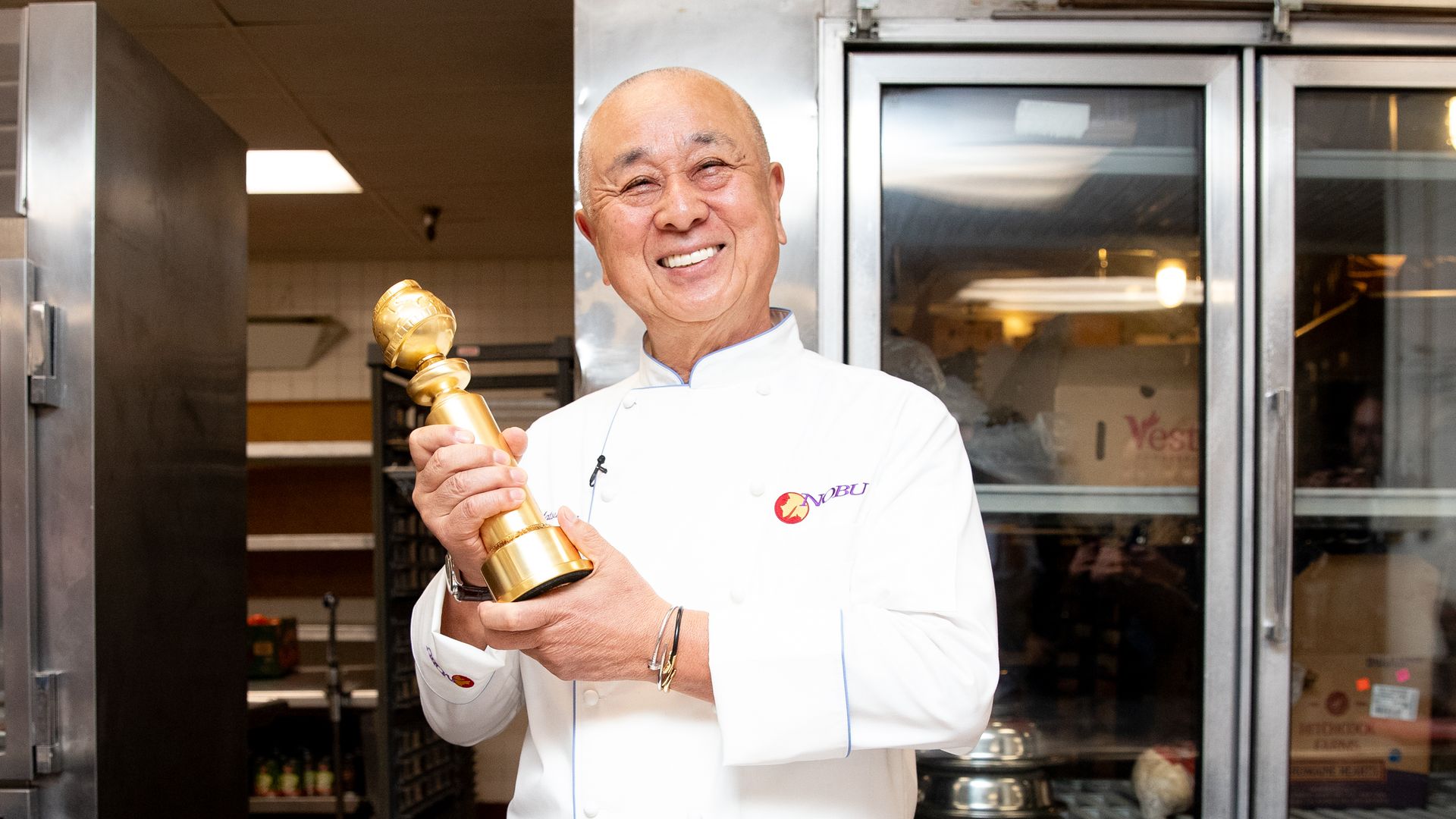 Chef Nobu Matsuhisa at the Golden Globe Awards Plate Up Preview held at the Beverly Hilton Hotel