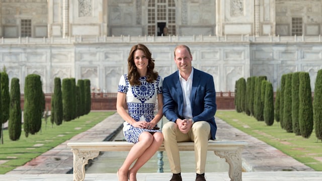 The couple visited the Taj Mahal on April 16, 2016