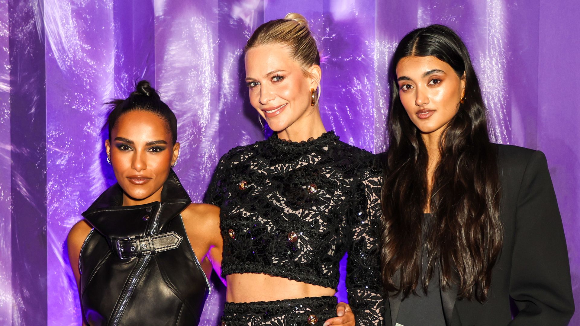 Saffron Hocking, Poppy Delevingne and Neelam Gill attend the House Of Creed "Queen of Silk" Global Launch Party at Tate Modern on April 23, 2024 in London, England. (Photo by Dave Benett/Dave Benett/Getty Images for Creed Fragrances) (Photo by Dave Benett/Dave Benett/Getty Images for Creed Fragrances)