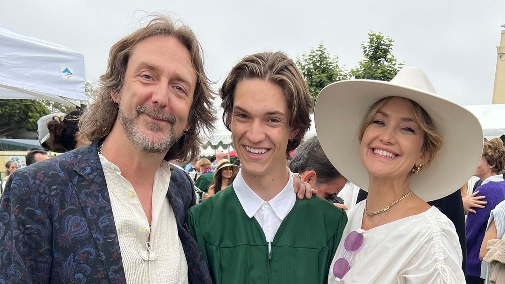 Kate Hudson and Chris Robinson at son Ryder's graduation