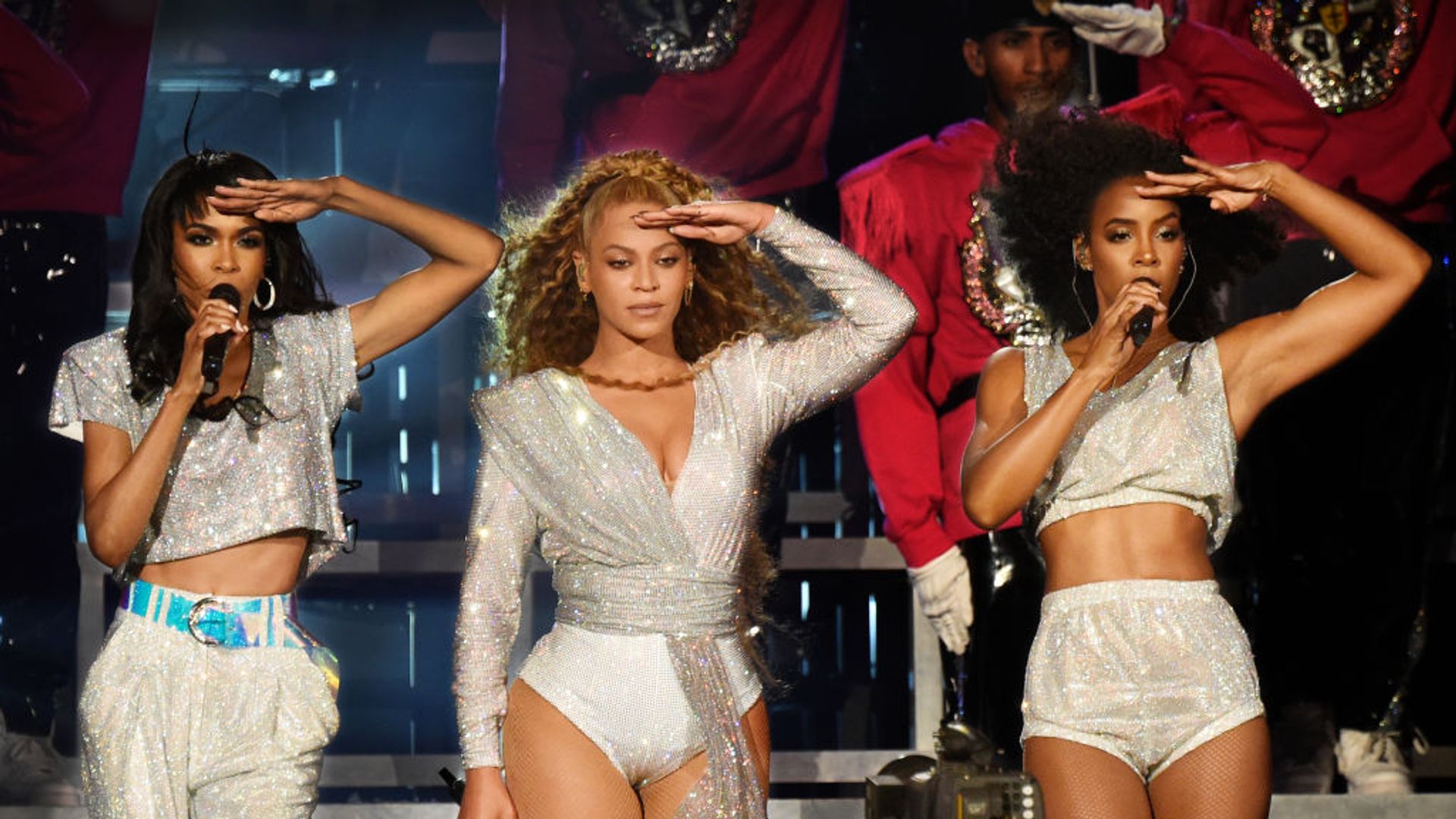 Beyoncé and Kelly Rowland join Michelle Williams for surprise Destiny’s Child moment