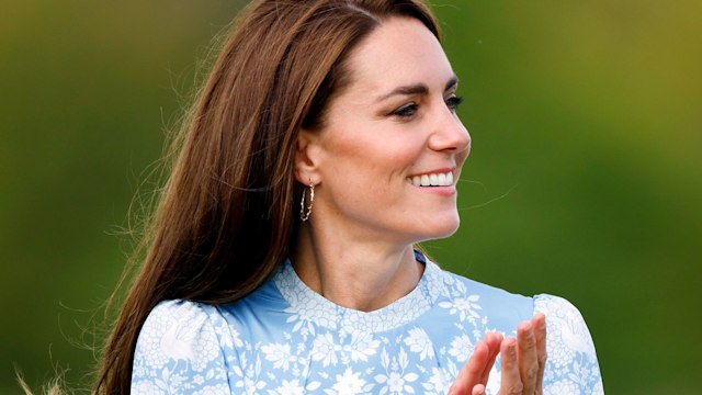 Kate Middleton blue floral dress